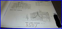 Tree House blueprints and concept drawings (Bavinger, Goff, Frank Lloyd Wright)