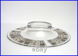 Tree Of Life, Rare Art Glass Bowl, Frank Lloyd Wright Collection, 24k Gold Italy