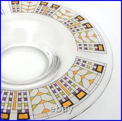 Tree Of Life, Rare Art Glass Bowl, Frank Lloyd Wright Collection, 24k Gold Italy