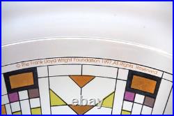 Tree Of Life, Rare Art Glass Bowl, Frank Lloyd Wright Collection, 24k Gold Italy