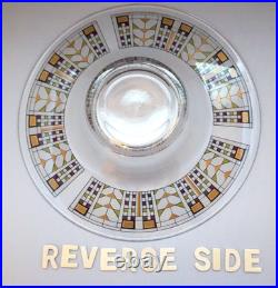 Tree Of Life, Rare Art Glass Bowl, Frank Lloyd Wright Collection, 24k Gold Italy