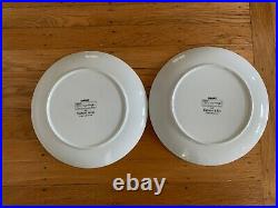 Two Tiffany Frank Lloyd Wright design Cabaret dinner plates slightly used