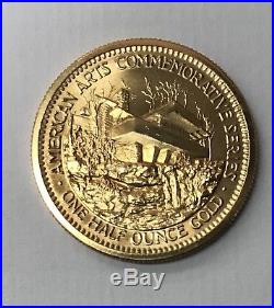 US Mint 1982 1/2 oz. Gold Coin American Arts Commemor. Series Frank Lloyd Wright
