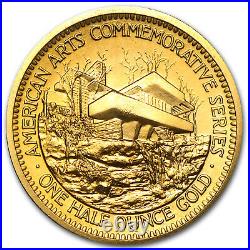 U. S. Mint 1/2 oz Gold Commemorative Arts Medal Frank Lloyd Wright SKU #28950