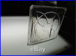 VERY RARE Frank Lloyd Wright glass Prism FLOWER tile type 2