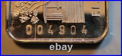 VINTAGE 1970's FRANK LLOYD WRIGHT THE ROBIE HOUSE 1oz. 999 SILVER ART BAR #