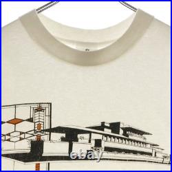VINTAGE 90s ANDIAZIA FRANK LLOYD WRIGHT TEE PRINT SHORT SLEEVE T SHIRT TOP Used