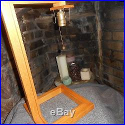 Vintage Frank Lloyd Wright Wood Lamp