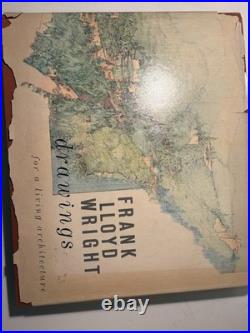 VINTAGE Frank Lloyd Wright Drawings For A Living Architecture, 1959 HCDJ