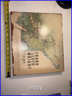 VINTAGE Frank Lloyd Wright Drawings For A Living Architecture, 1959 HCDJ