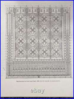 VINTAGE Frank Lloyd Wright Drawings For A Living Architecture, 1959 HCDJ