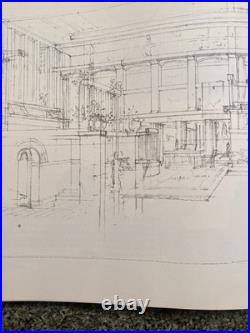 VINTAGE Frank Lloyd Wright Drawings For A Living Architecture, 1959 HCDJ