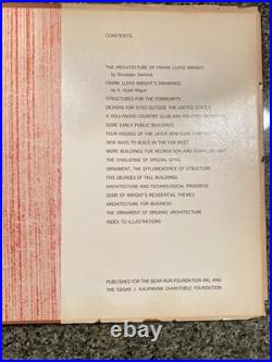 VINTAGE Frank Lloyd Wright Drawings For A Living Architecture, 1959 HCDJ