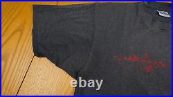 VINTAGE Frank Lloyd Wright Shirt XL Large Black 80s Taliesin Distressed Faded