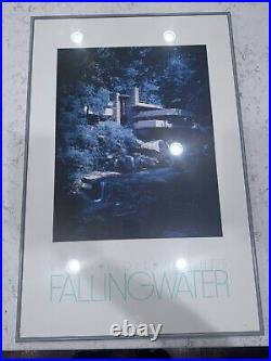 VTG 87 Frank Lloyd Wright Falling Water Poster Western Pennsylvania Conservancy