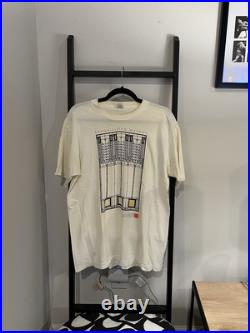 VTG 90s Frank Lloyd Wright Tree Of Life Window New York Art Tee Rare L