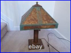 VTG Arroyo Craftsman Mission Style Prairie Table Lamp Frank Lloyd Wright 25