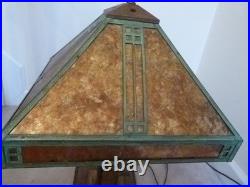 VTG Arroyo Craftsman Mission Style Prairie Table Lamp Frank Lloyd Wright 25