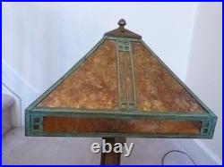 VTG Arroyo Craftsman Mission Style Prairie Table Lamp Frank Lloyd Wright 25