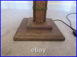 VTG Arroyo Craftsman Mission Style Prairie Table Lamp Frank Lloyd Wright 25