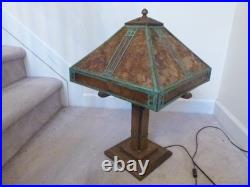 VTG Arroyo Craftsman Mission Style Prairie Table Lamp Frank Lloyd Wright 25