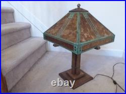 VTG Arroyo Craftsman Mission Style Prairie Table Lamp Frank Lloyd Wright 25