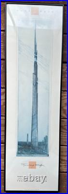 VTG FRANK LLOYD WRIGHT Exhibition Poster Print Phoenix Art Museum 1990