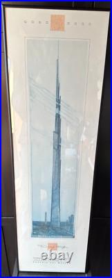 VTG FRANK LLOYD WRIGHT Exhibition Poster Print Phoenix Art Museum 1990