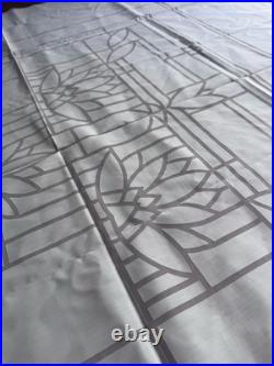 VTG Frank Lloyd Wright Schumacher Linen Panel Schumacher Sample 120x67 Husser