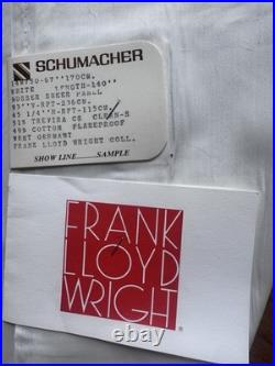 VTG Frank Lloyd Wright Schumacher Linen Panel Schumacher Sample 120x67 Husser