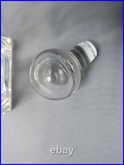 VTG Tiffany & Co. Frank Lloyd Wright Crystal Decanter Pyramid Design EUC