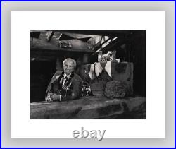 VTG Yousuf Karsh Print Frank Lloyd-Wright Portrait Engraving Art 1954 Mat 12x14