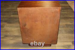 Vintage 1950's Henredon Heritage Frank Lloyd Wright Mahogany Nightstand SIGNED