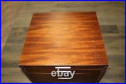 Vintage 1950's Henredon Heritage Frank Lloyd Wright Mahogany Nightstand SIGNED