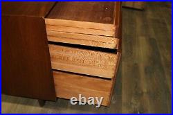 Vintage 1950's Henredon Heritage Frank Lloyd Wright Mahogany Nightstand SIGNED