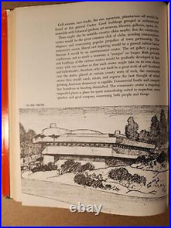 Vintage 1958 Living City by Frank Lloyd Wright With Map HC DJ FE