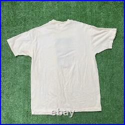 Vintage 1980s Frank Lloyd Wright Falling Water T-shirt Ivory Single Stitch XL