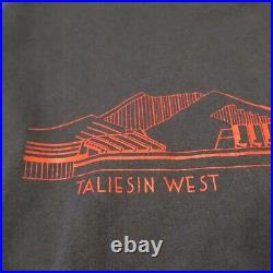 Vintage 1984 Frank Lloyd Wright Taliesin West T-shirt Single Stitch USA Made L