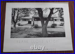 Vintage 1988 Frank Lloyd Wright Pettit Chapel Poster 24 x 18