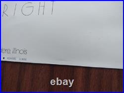 Vintage 1988 Frank Lloyd Wright Pettit Chapel Poster 24 x 18