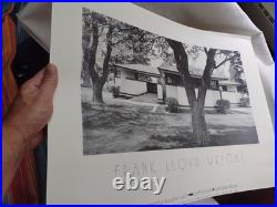 Vintage 1988 Frank Lloyd Wright Pettit Chapel Poster 24 x 18
