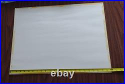 Vintage 1988 Frank Lloyd Wright Pettit Chapel Poster 24 x 18