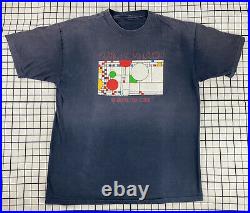 Vintage 1989 FRANK LLOYD WRIGHT THE WRIGHT STUDY CENTER t shirt 80s BALLOONS