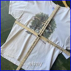 Vintage 1990s Frank Lloyd Wright Fallingwater Art Tee XL