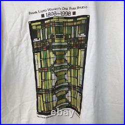 Vintage 1990s Frank Lloyd Wright Oak Park Studio T-Shirt