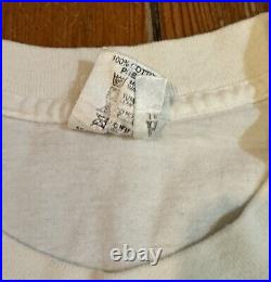 Vintage 1992 Frank Lloyd Writght Falling Water White Art T-shirt Single Stitch L