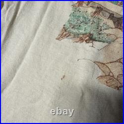 Vintage 1992 Frank Lloyd Writght Falling Water White Art T-shirt Single Stitch X