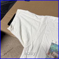 Vintage 1992 Frank Lloyd Writght Falling Water White Art T-shirt Single Stitch X