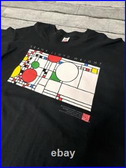 Vintage 1993 Balloons and Confetti Window Frank Lloyd Wright T-Shirt XL 90s