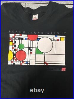 Vintage 1993 Balloons and Confetti Window Frank Lloyd Wright T-Shirt XL 90s